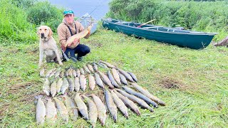 Fishing for Monster Northern Pike In AlaskaFlipped the Canoe [upl. by Celine897]