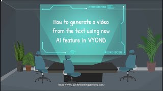 Creating Videos from Text with Vyond New AI Feature [upl. by Assilanna]