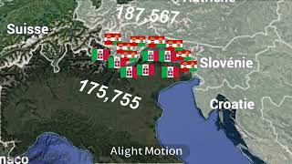 Kingdom of Italy 🇮🇹 VS AustriaHungary 🇦🇹🇭🇺  war greatpower monarchy [upl. by Omsare]