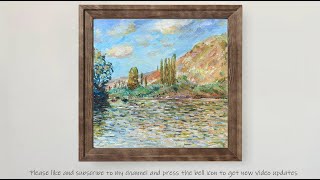 Easy Monet Painting for Beginners  Impressionist Landscape  Acrylic [upl. by Adim323]