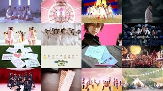 Morning Musume 20 Years All MVs Mega Medley [upl. by Trin]