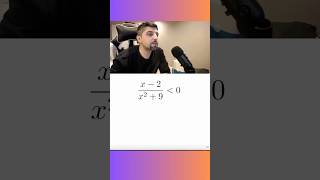 A rational expression inequality math mathematics [upl. by Honoria]