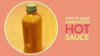 How to Make Habanero Hot Sauce  Easiest Recipe [upl. by Ahsilahs]