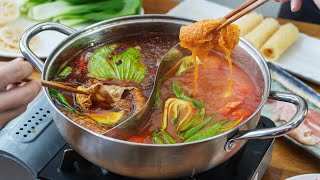 How to Make Mala amp Tomato Hotpot Soup Base At Home  SUPER FLAVORFUL [upl. by Lraep409]