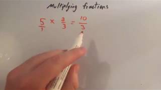 Multiplying Fractions  Corbettmaths [upl. by Elleda]