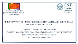 Lo Zibaldone della Commissione Affidamento condiviso e assegnazione della casa familiare [upl. by Esimorp]