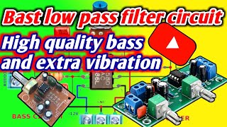 Low pass filter explained 🚀 Low pass filter circuit diagram 2024 🚀 Low pass filter experiment 💯🙏🙏🙏 [upl. by Aynotak]