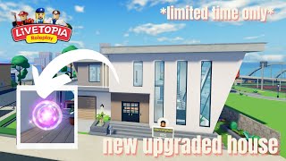 LIVETOPIA UPGRADED HOUSE SECRET LIMITED TIME ONLY UPDATE 161 Livetopia Roleplay Roblox [upl. by Theta458]