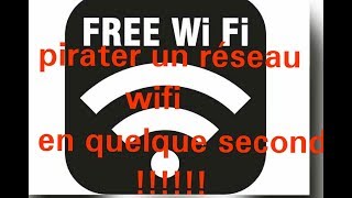 Comment piraté un réseau wifi en quelque seconde [upl. by Kristof62]