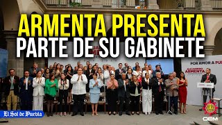 ¡Ellos serán los encargados Alejandro Armenta presenta parte de su gabinete [upl. by Boulanger]