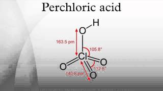 Perchloric acid [upl. by Geehan]