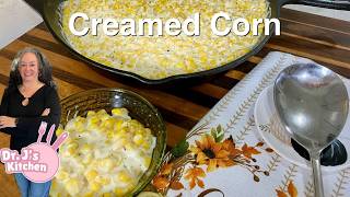 How to Make Creamed Corn  Holiday Side Dish Recipe  Sweet and Delicious [upl. by Asilenna]