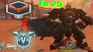 Ep 25 OW2 Bronze to GM Reinhardt Only [upl. by Boni]