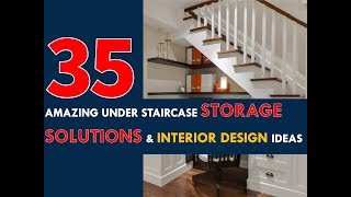 35 Amazing understaircase Storage Solutions and Interior Design Ideas 2017 [upl. by Shing]