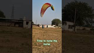 Ground handling paraglider in Gurgaon Haryana [upl. by Gildas]