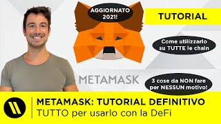 METAMASK TUTORIAL DEFINITIVO Aggiornato 2023  DeFi Sicurezza Crosschain [upl. by Suirtimed]