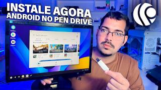 SUPER FÁCIL Instale o Android PrimeOS no PEN DRIVE Para PC [upl. by Blaine]