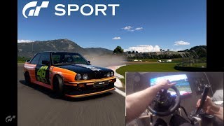 Learning To Drift Again GT Sport  Logitech G29 With Wheel Cam  BMW M3 SPORT EVOLUTION [upl. by Girvin284]