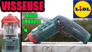 LIDL visseuse multiembouts PARKSIDE RAPIDFIRE 22 vs TEECPO HYCHIKA pour meuble IKEA leroy merlin [upl. by Andreas736]