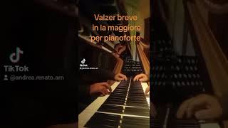 Valzer breve per pianoforte piano music grandepiano pianocover valzer classic pianomusic [upl. by Pike]