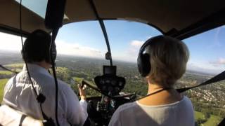 R44 Helicopter flight Virgin Experience Day [upl. by Hannavahs]