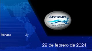 29 de febrero de 2024 pronóstico meteorológico para Región de Valparaíso y Santiago EspinosaMeteo [upl. by Ecinhoj]