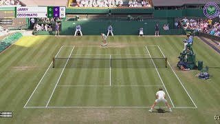 Nicolas Jarry VS Marco Cecchinato  Wimbledon 2023  Tennis Elbow 2013  CPU vs CPU  Gameplay [upl. by Edee309]