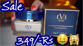 CVB Invisible Fluid Makeup Base Review amp Demo in UrduHindi  Nishoo Khan [upl. by Ellenej]