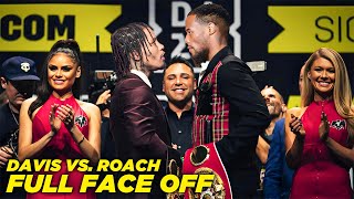 Gervonta STEPS To Lamont Roach In INTENSE First Face Off in New York [upl. by Etakyram]