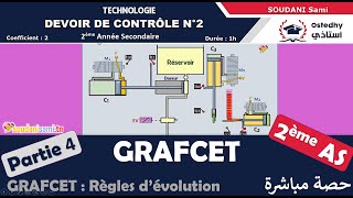 2ASCorrection DC Grafcet Live ostedhycom  04 Règles d’évolution [upl. by Mable718]