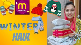 SPECIAL WINTER HAUL ☃️❄️ MEESHO CHEAPEST PRICE WINTER Haul honest review [upl. by Blondy]