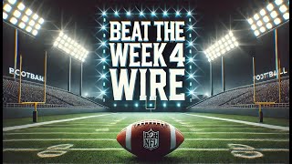 Stay Ahead of the Week 4 Waiver Wire MUST ADD Players to Dominate Your Fantasy Football League [upl. by Eboh]