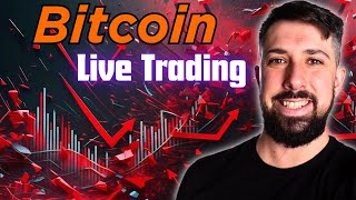 Bitcoin Live Trading 📈  Crypto and Market Analysis  Market Cipher [upl. by Mossolb]