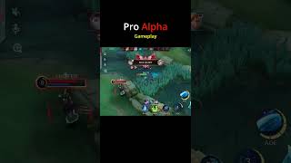 Top Pro Alpha Gameplay 🔥 shorts mlbb mobilelegends [upl. by Ronal454]