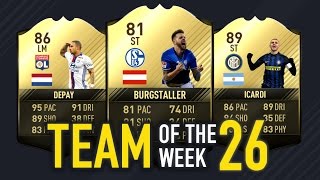 BURGSTALLER INFORM  Icardi 4IF amp Depay 3IF  TEAM of the WEEK 26  FIFA Ultimate Team [upl. by Grania]