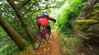 Worlds Best FPV Drone Shot extreme mountain biking [upl. by Lillian618]