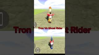 TRON Bike Vs Ghost Rider Race 🏎️🫨 [upl. by Yennaiv469]