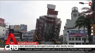 Taiwan earthquake About 600 people stranded at hotel in Taroko National Park [upl. by Ereynihc71]