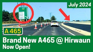 Brand New A465 Dual Carriageway at Hirwaun NOW OPEN Full DriveThrough [upl. by Ciaphus347]