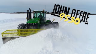 John Deere 9530 au déneigement [upl. by Hagerman930]