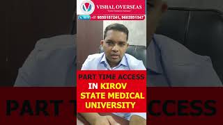 KIROV STATE MEDICAL UNIVERSITY PART TIME JOBS DRNAGENDRABABU mbbsinrussia mbbsabroad2024telugu [upl. by Okihcas44]