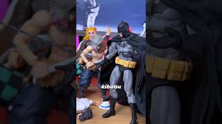 DEMON SLAYER 6 BATMAN 🦇✨ demonslayer batman kimetsunoyaiba mafex buzzmod telenovela humor [upl. by Cyn]