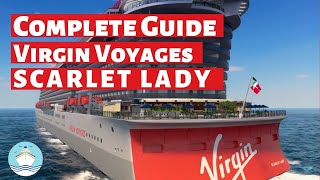 COMPLETE GUIDE to Virgin Voyages Scarlet Lady 2020 [upl. by Servetnick]