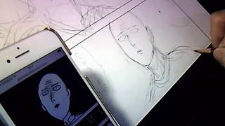 Yusuke MURATA  Live Drawing 26 Pencilling amp Inkink manga page [upl. by Mecke]