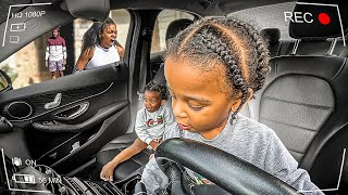 Twins Go For “Joy Ride” Prank On Mommy [upl. by Malsi475]