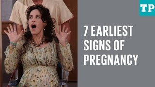 7 earliest signs of pregnancy [upl. by Ayek527]