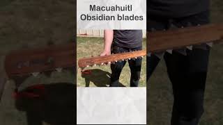 Macuahuitl Unveiled The Aztec Sword’s Secrets [upl. by Yecrad]