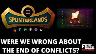 WERE WE WRONG ABOUT THE END OF CONFLICTS SPLINTERLANDS [upl. by Fiske]