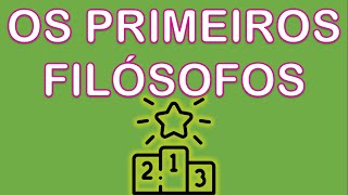 O que pensavam os primeiros filósofos  O Problema da Physis  A Arché  Filosofia PréSocrática [upl. by Sayles]