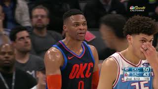 Russell Westbrook Tells DeAaron Fox quotIm Too Fastquot [upl. by Oona143]